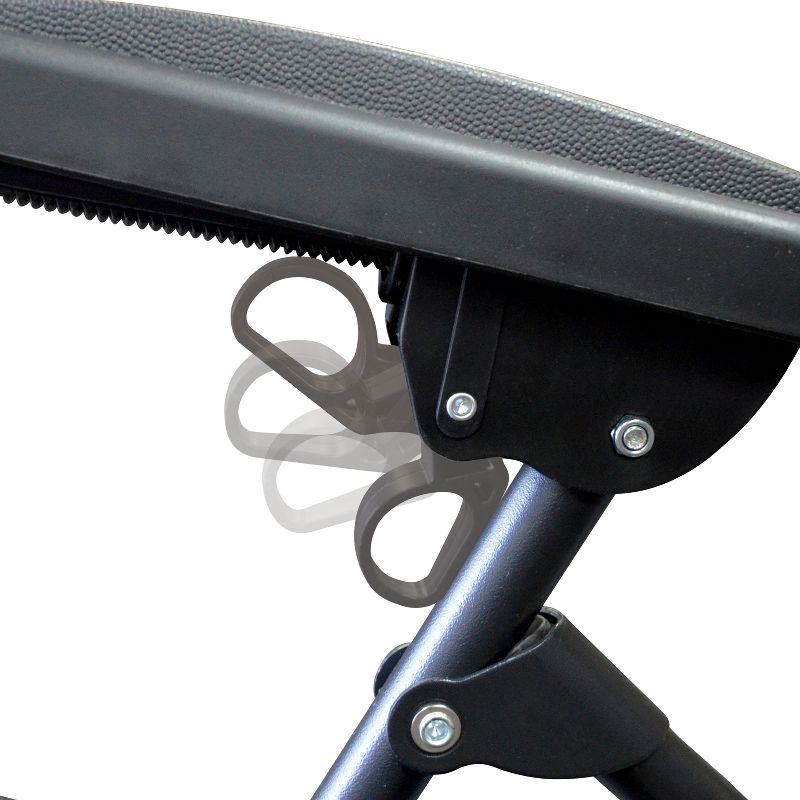 Copa Backpack Single Position Folding Aluminum Beach or Poolside Lounge Chair with Backpack Straps, Dark Blue