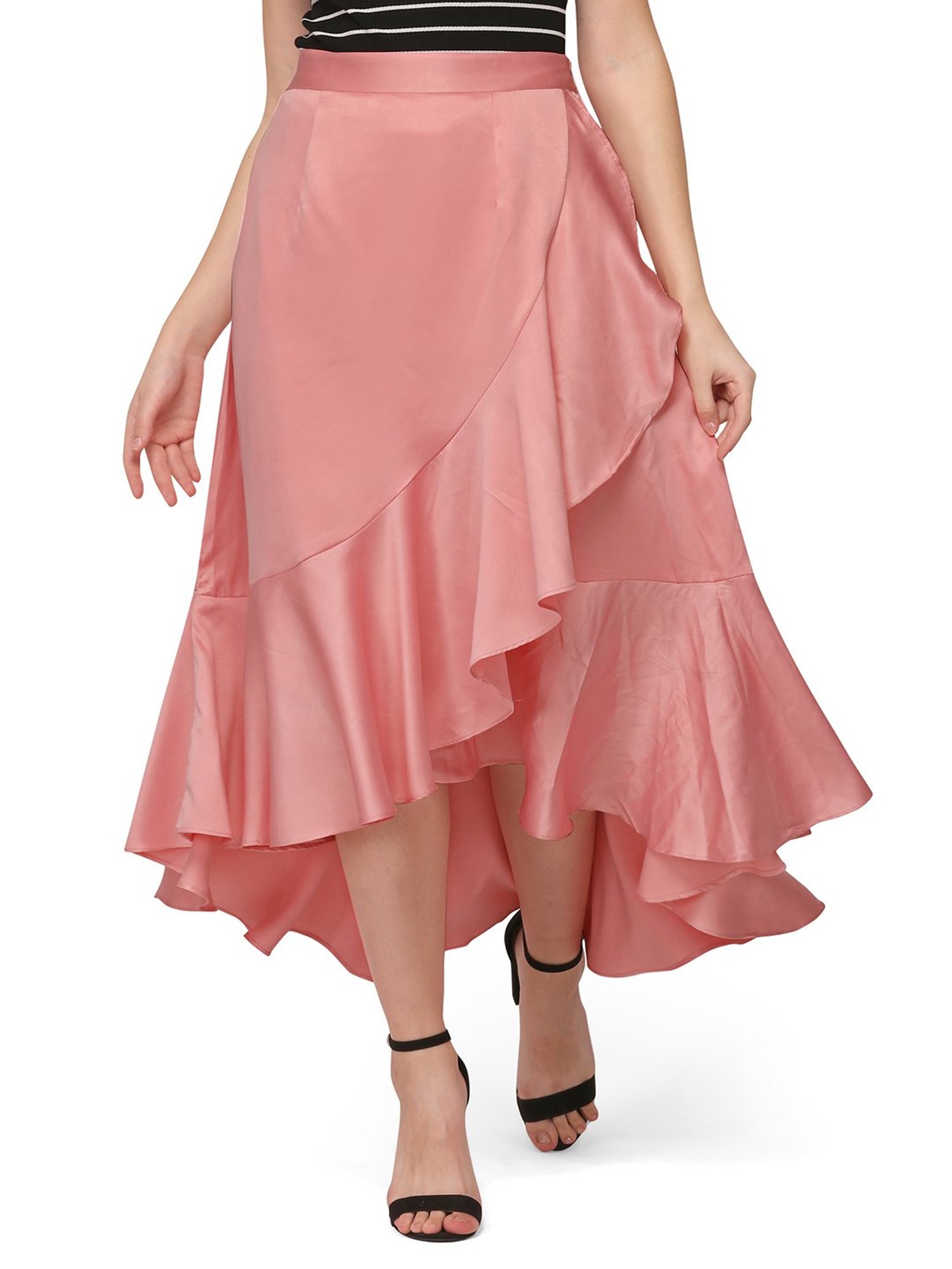 Smarty Pants Pink Below Knee Skirt