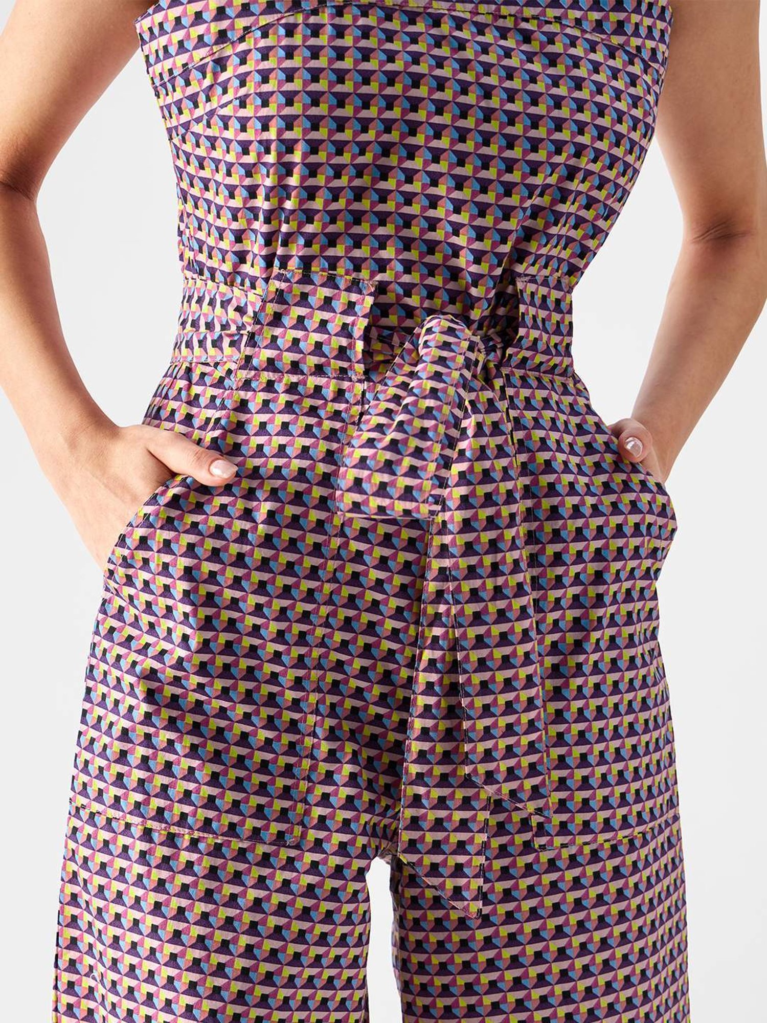 The Souled Store Multicolored Cotton Printed Jumpsuit