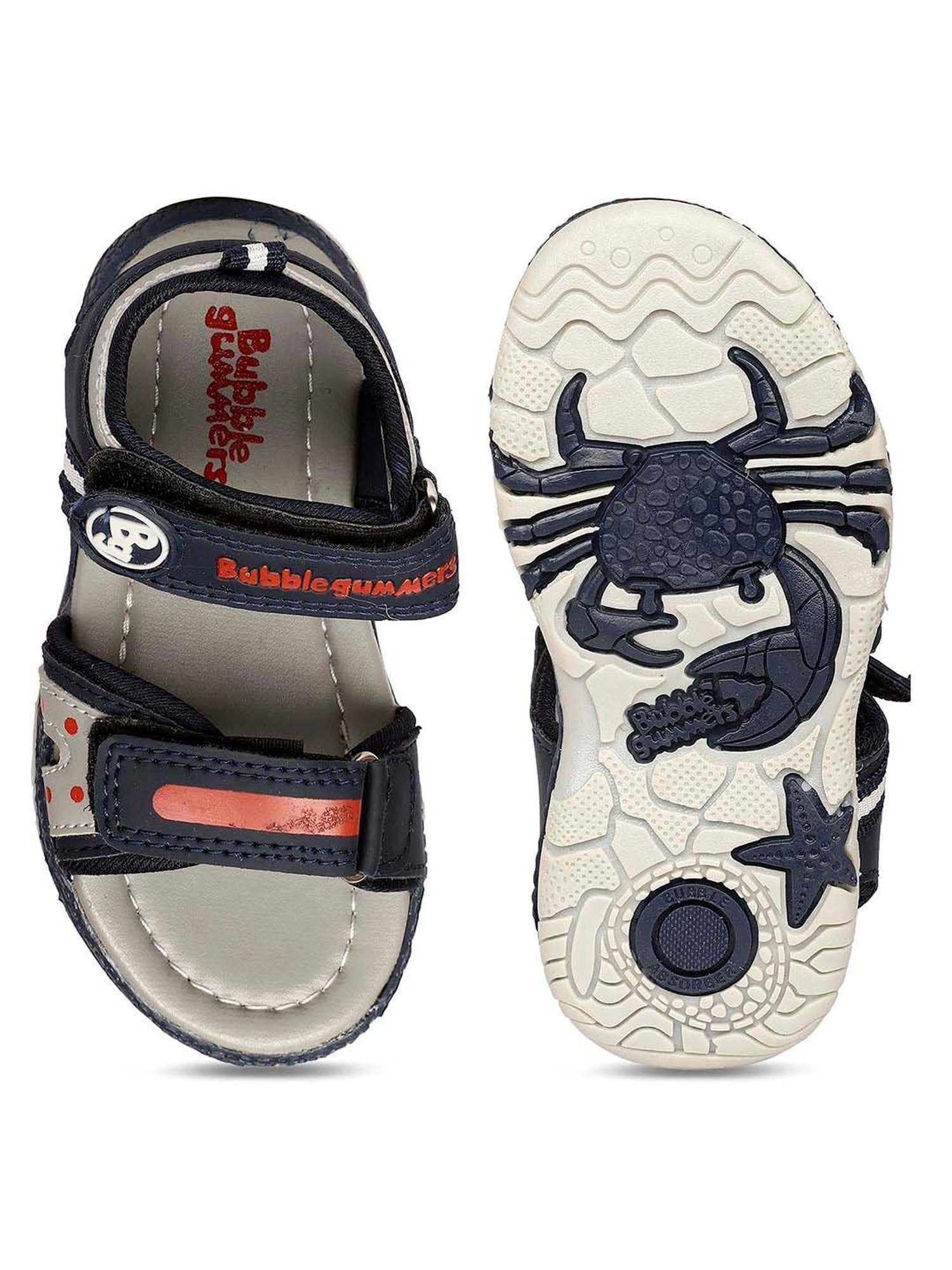 Bubblegummers by Bata Kids Blue & White Floater Sandals