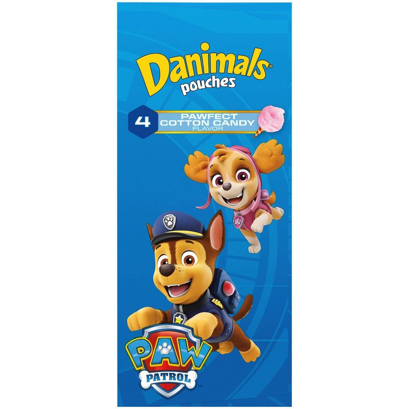 Dannon Danimals Squeezables Cotton Candy Kids' Yogurt - 4pk/3.5oz pouches