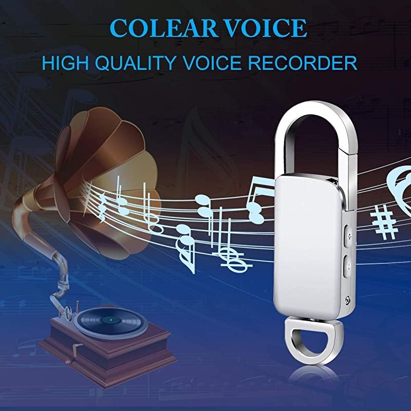 Voice Recorder  16GB USB Audio Voice Recorder Rechargeable Metal Casing Digital Voice Recorder
