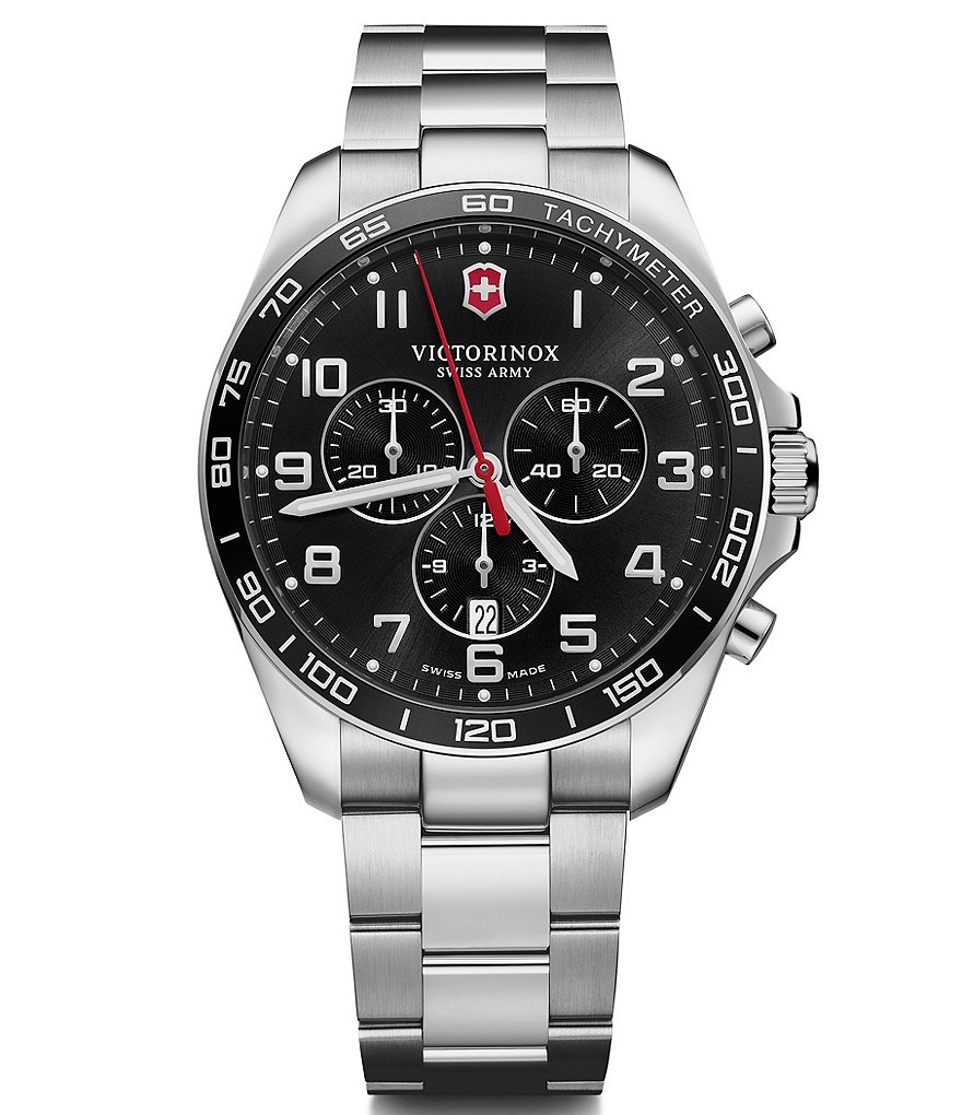 Victorinox Swiss Army Fieldforce Classic Chronograph Black Dial Watch