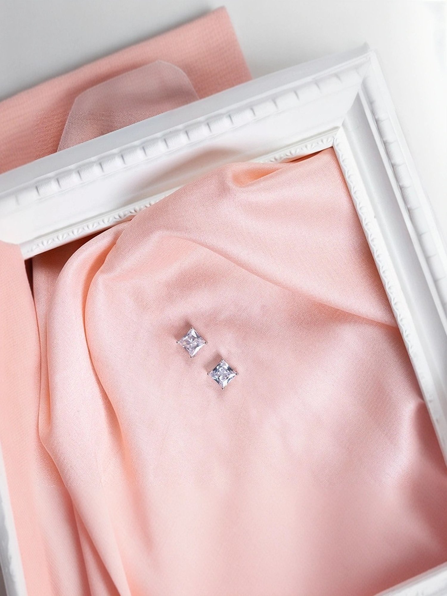 Touch925 Sterling silver Classic CZ Silver Tops for Women & Girls