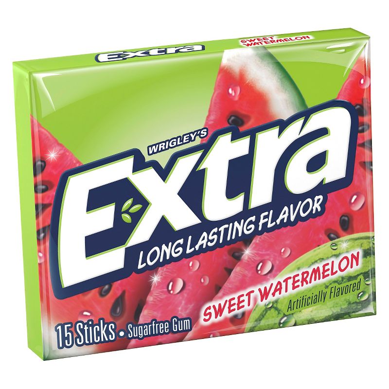 Extra Sweet Watermelon Sugar-Free Gum - 15 sticks/3pk