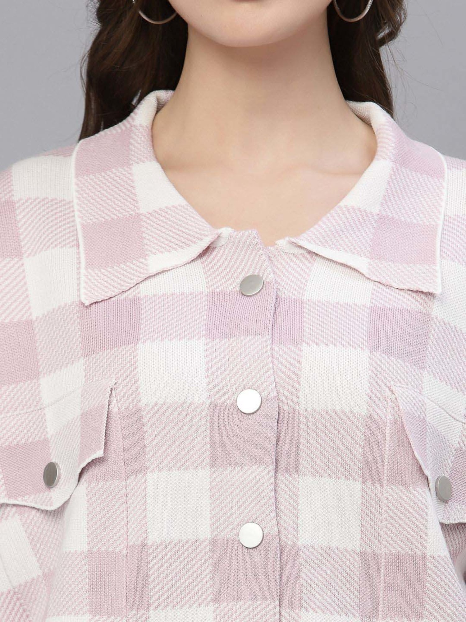 Mafadeny Lilac Chequered Shirt