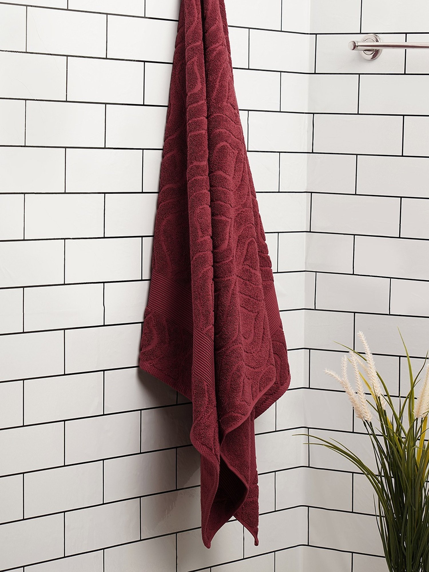 Little Treasure Baby Boy Plush Bathrobe, Chevron Elephant, 0-9 Months