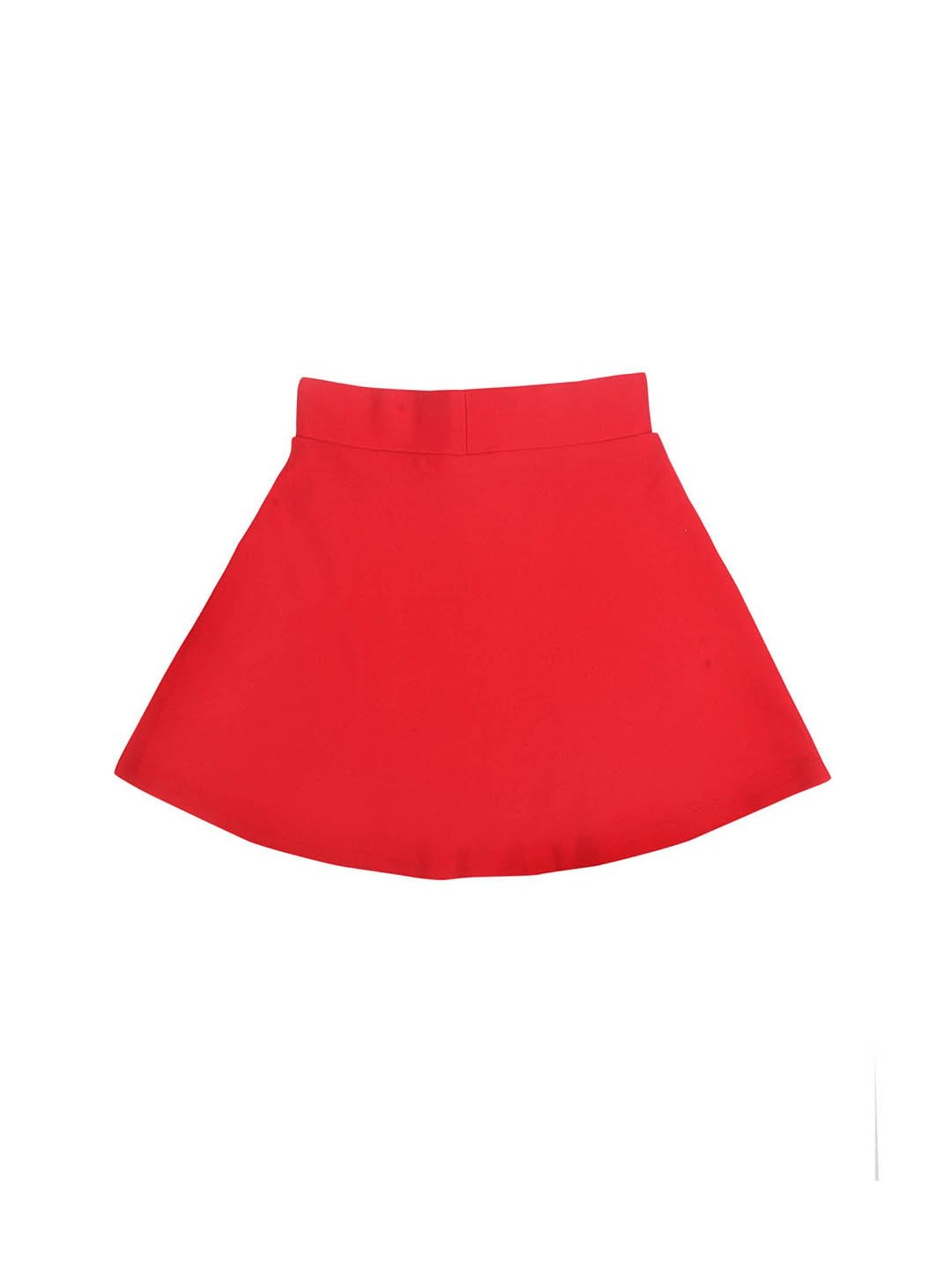 Tiny Girl Red Solid Skirt