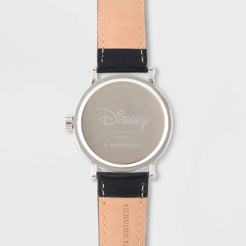 Men's Disney Mickey Mouse Strap Watch - Black