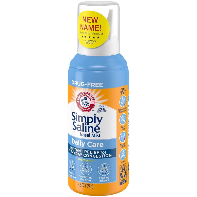 Simply Saline Nasal Care Daily Relief Mist Spray - 4.5oz