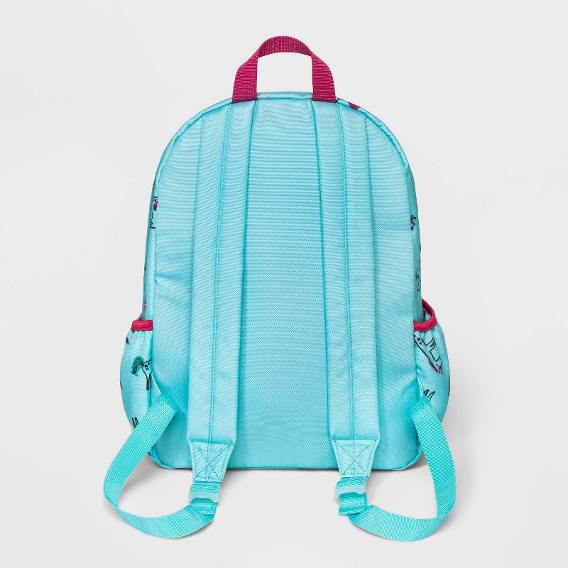 Girls' Unicorn All Over Print Backpack - Cat & Jack™ Teal