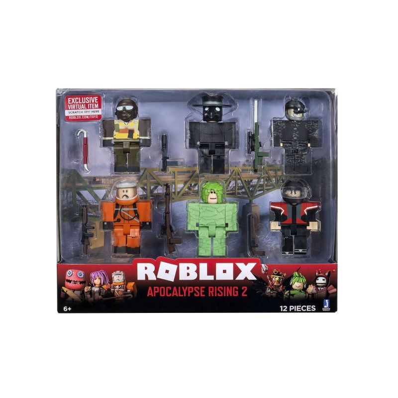 Roblox Action Collection - Apocalypse Rising 2 Six Figure Pack (Includes Exclusive Virtual Item)