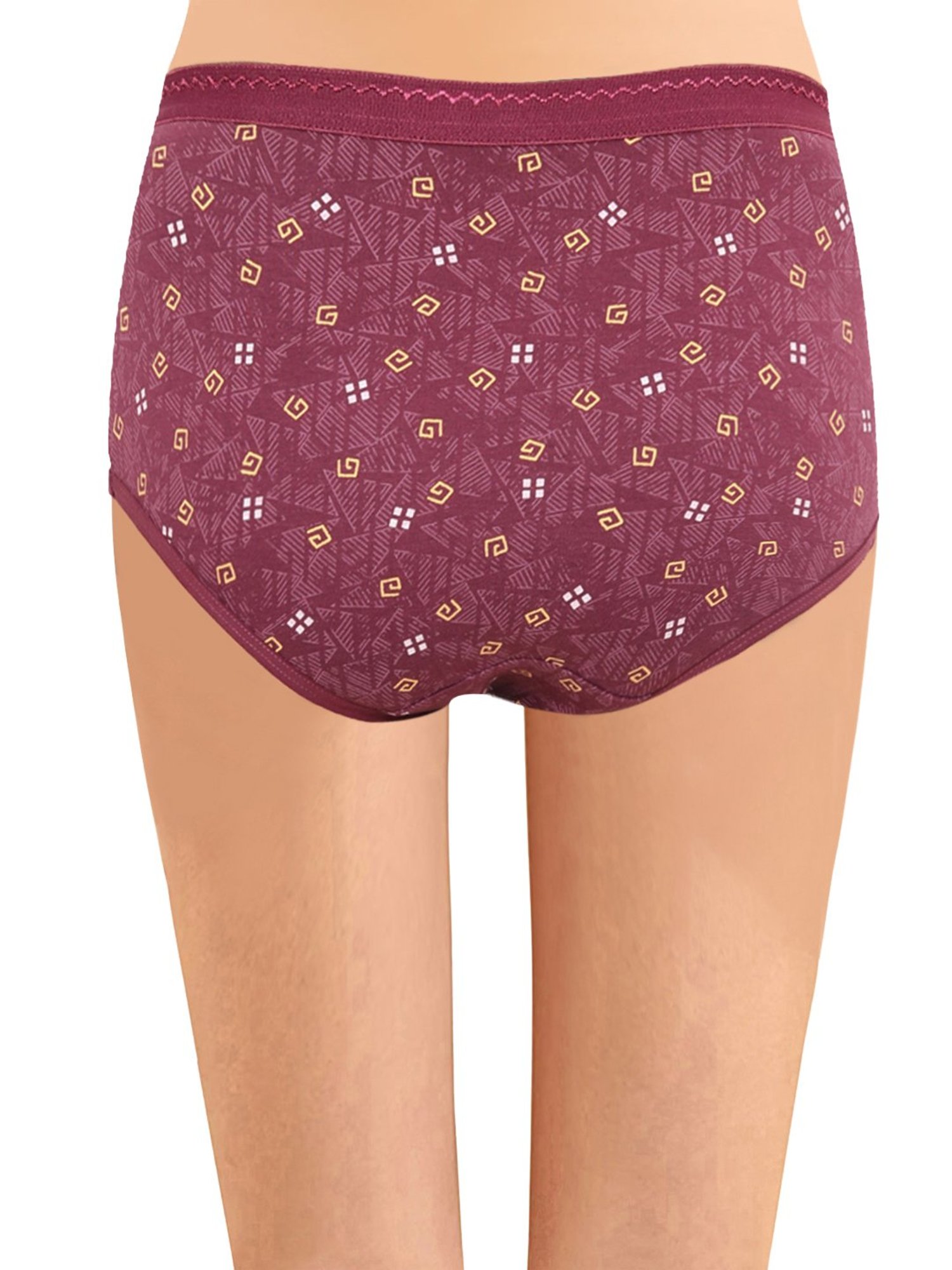 Lyra Assorted Color Cotton Printed Hipster Panties - Pack Of 4