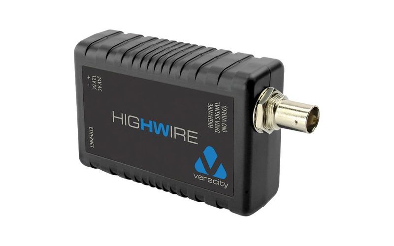Veracity VHWHW Highwire Ethernet over Coax Converter Module