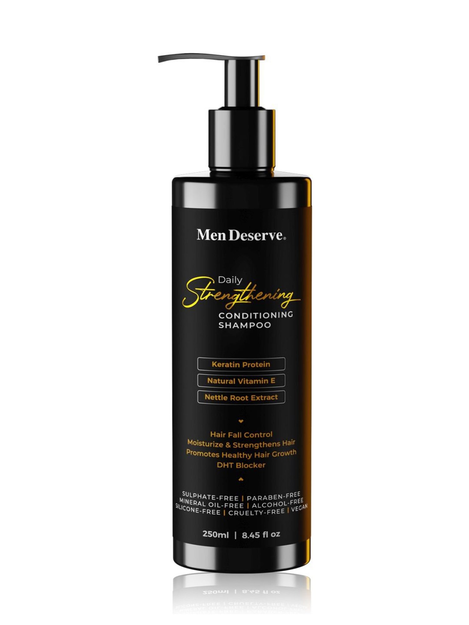 Men Deserve Daily Strengthening Conditioning Shampoo for Men - 250 ml