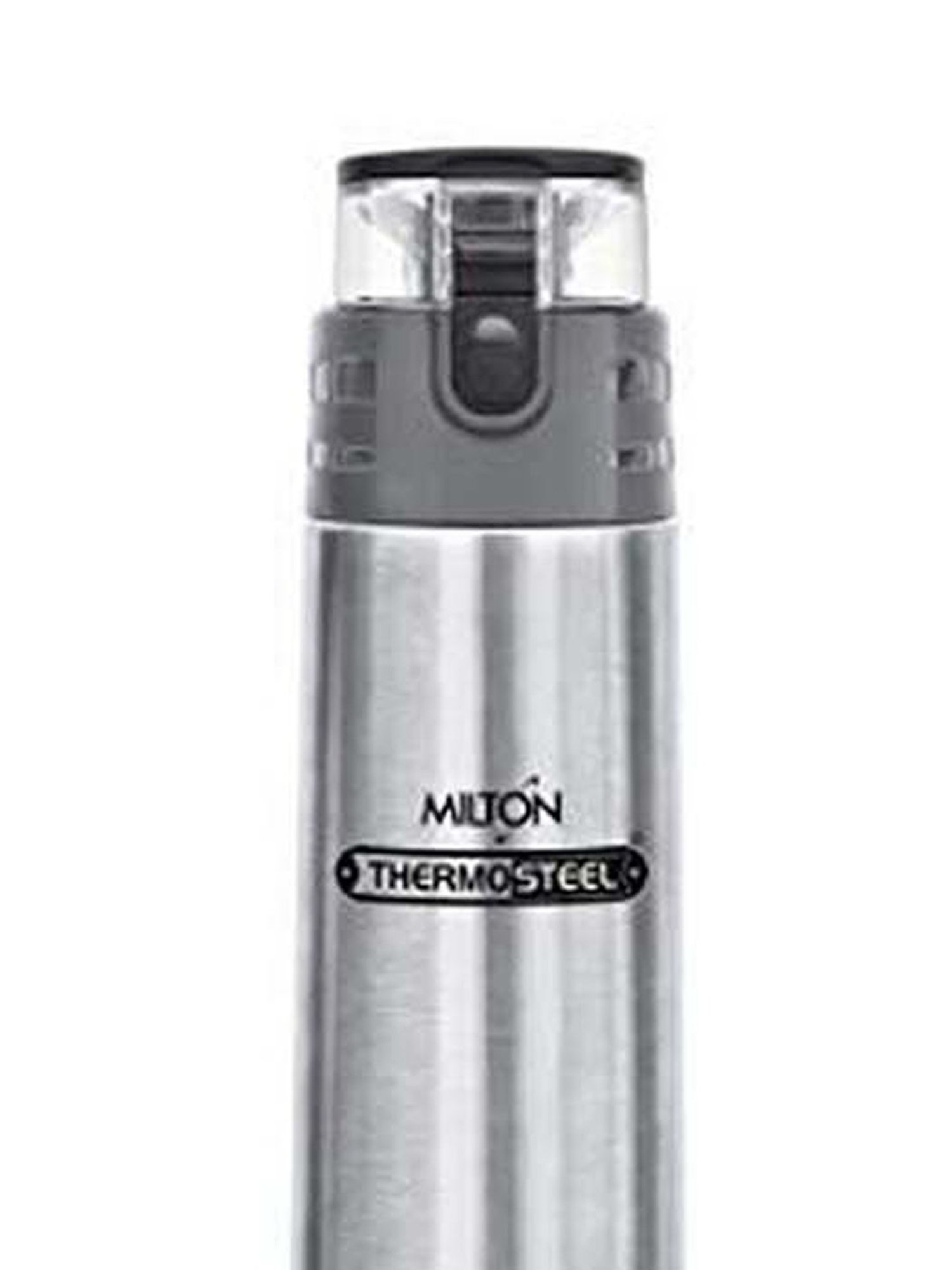 Milton Silver Stainless Steel Atlantis 400 Thermosteel Hot & Cold Tea Water Bottle (0.35 L)