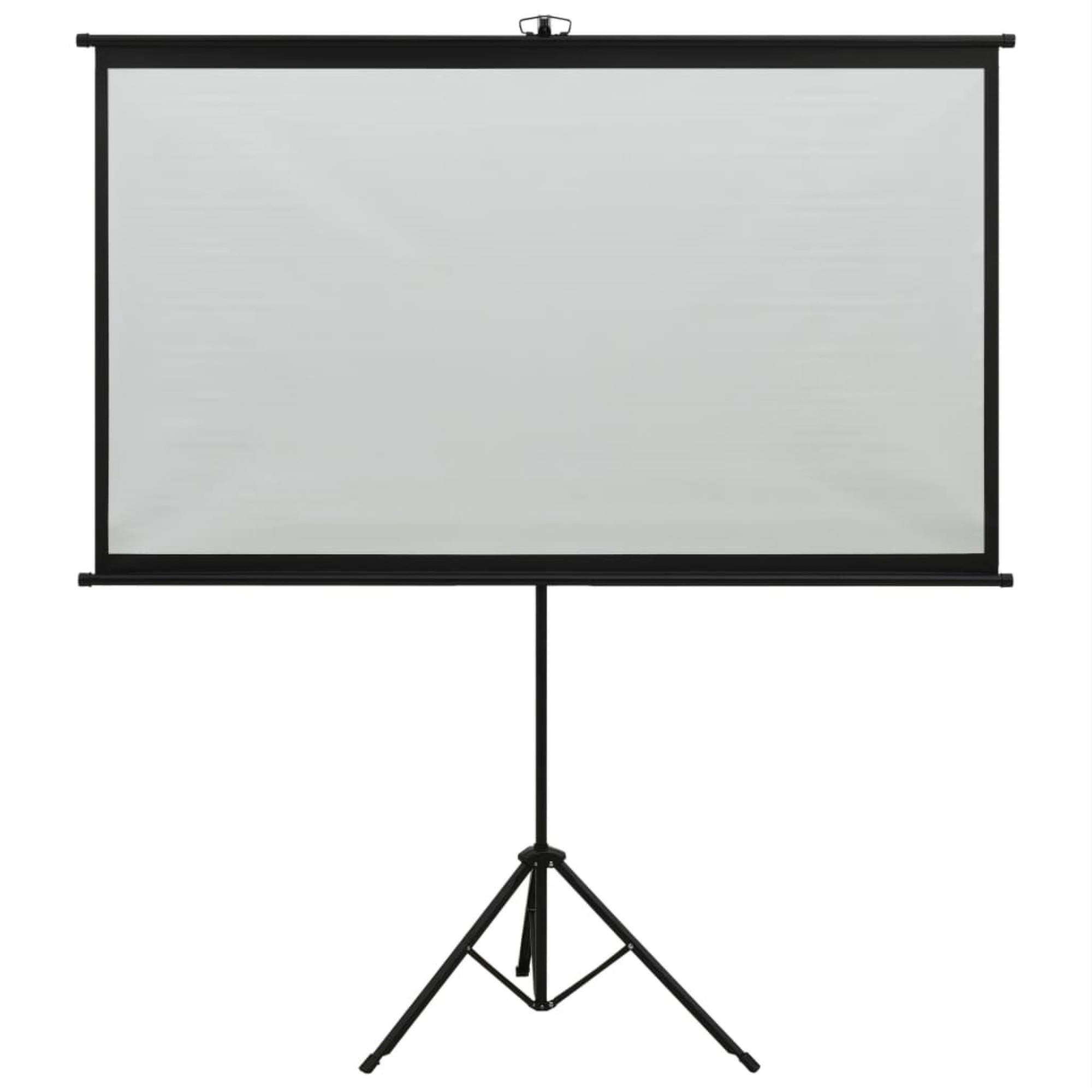 vidaXL Projection Screen with Tripod 72" 4:3 Home Theater Screen Presentation
