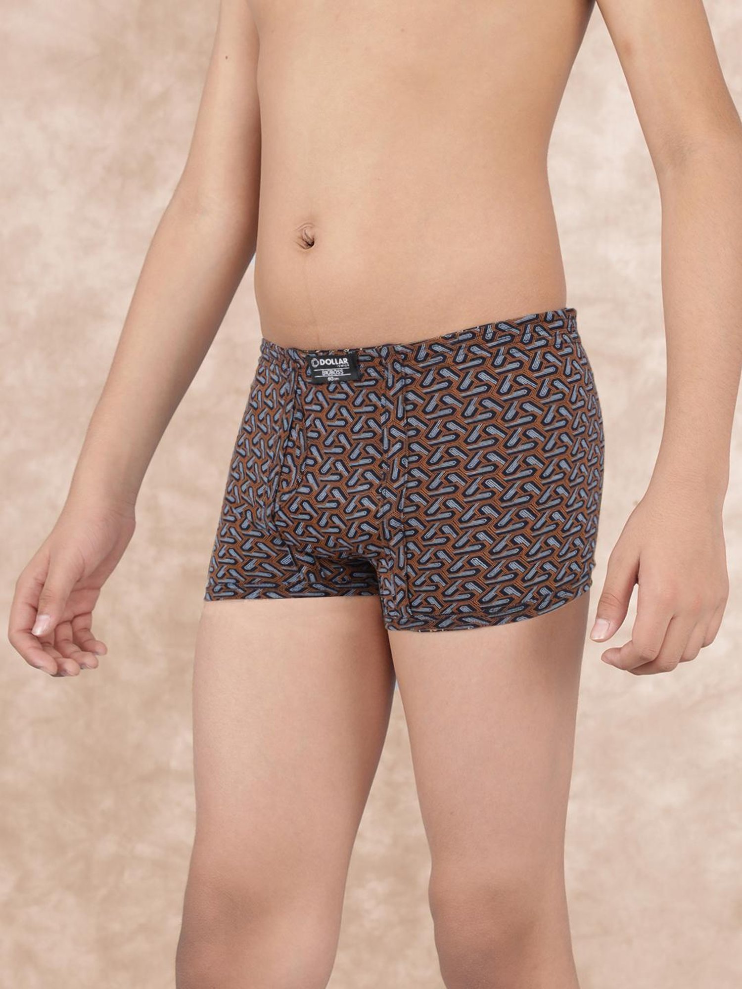 Dollar Bigboss Boys Multicolor Printed Trunks (Pack Of 5)