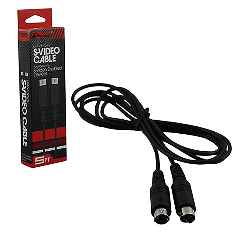 Universal SVideo Male to Male Cable 5FT For TV VCR Monitor