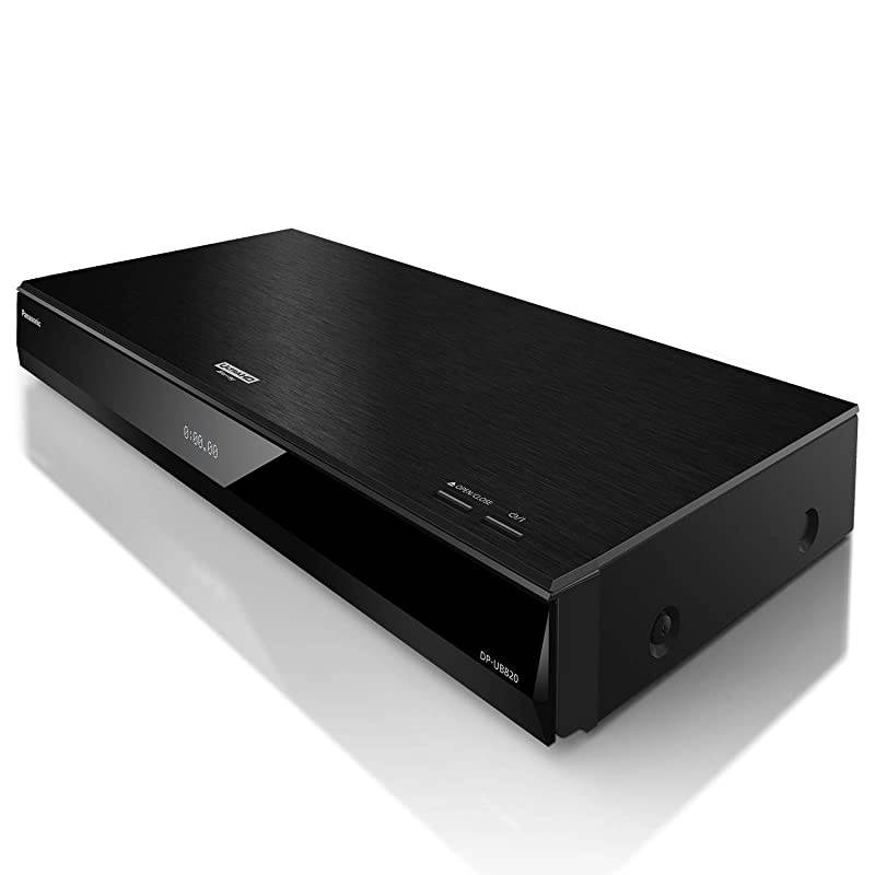 4K Ultra HD Bluray Player with HDR10+ and Dolby Vision Playback HiRes Sound 4K VOD Streaming Black DPUB820