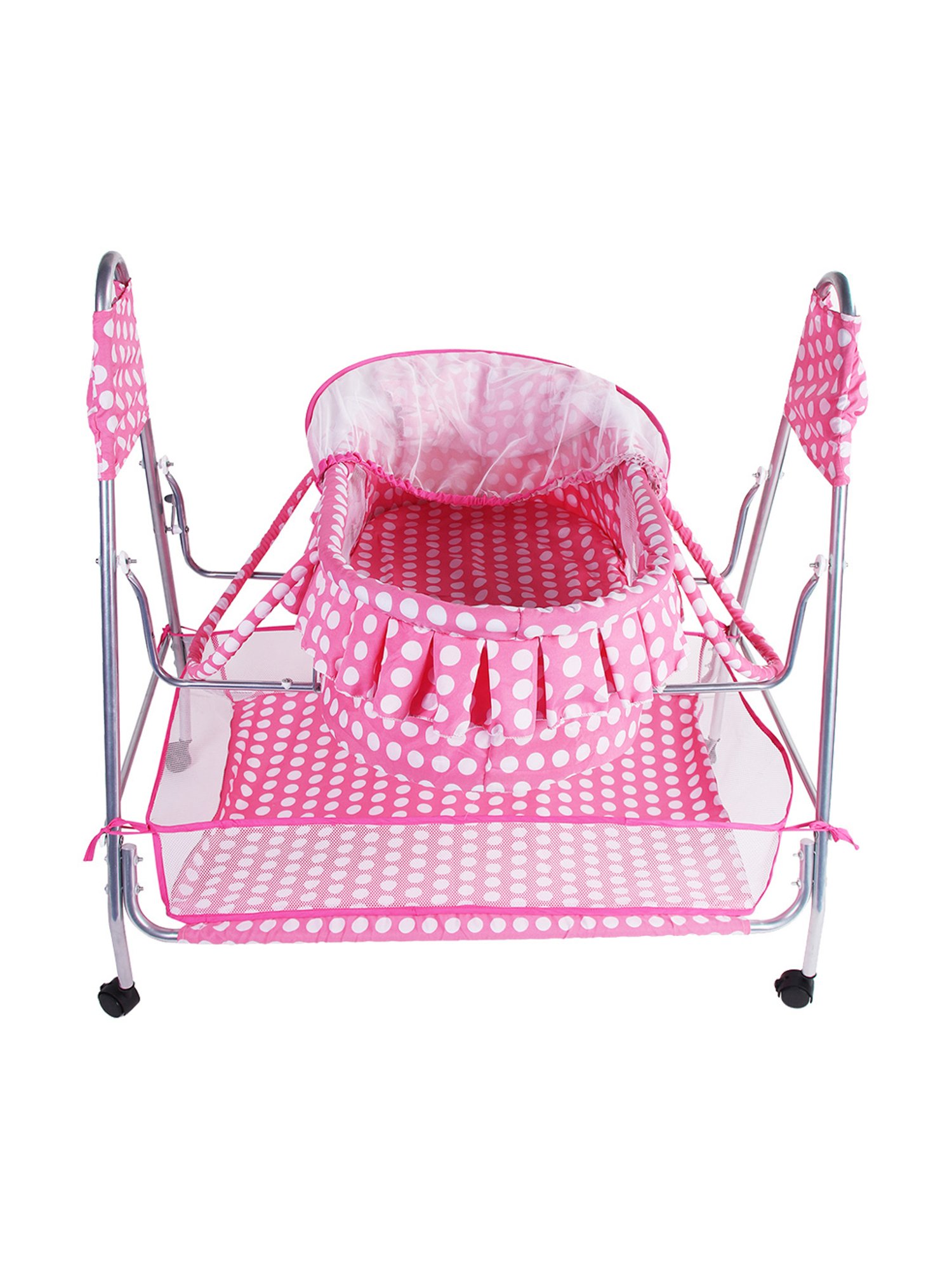 Kiddery Ble Value Baby Bassinet with Mosquito Protection Net (Age 0-8 Months)