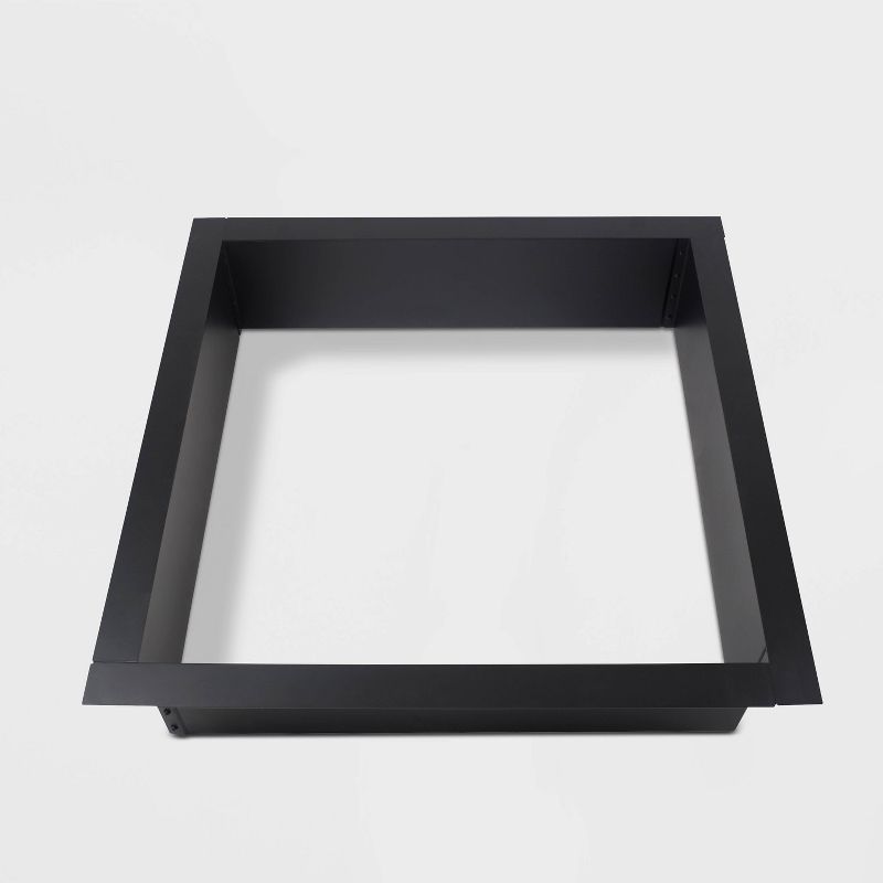 Pleasant Hearth 36" Solid Steel Square Fire Ring