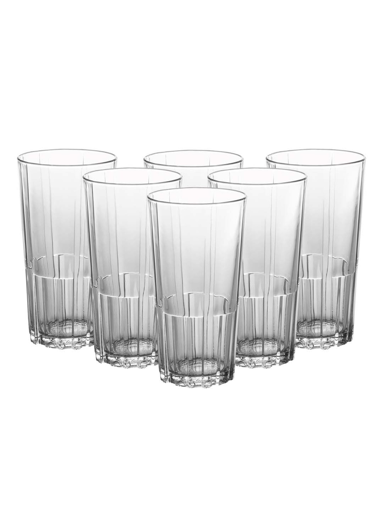 Duralex 'Jazz' Transparent Glass 2 Tumbler (0.26 L) - Set of 6