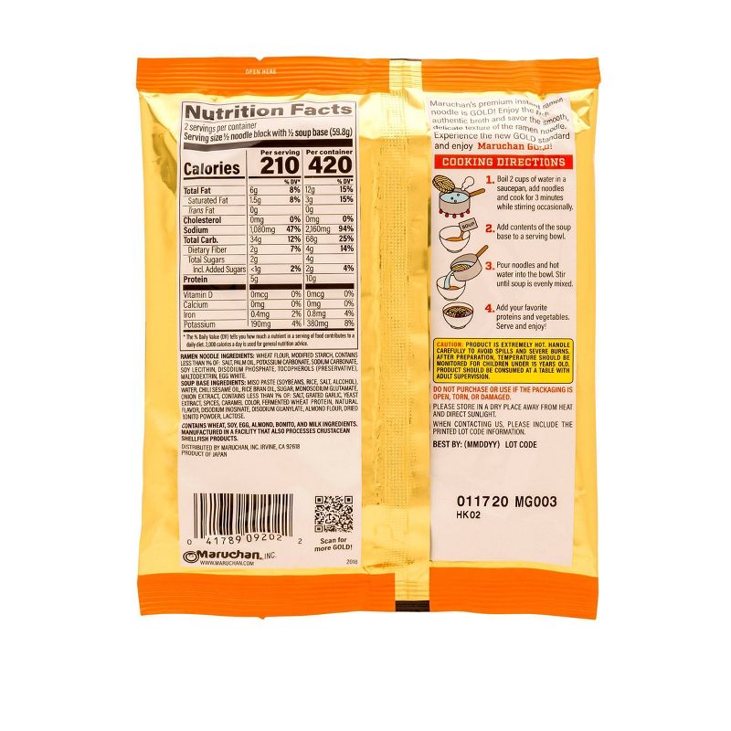 Maruchan Gold Spicy Miso - 3.7oz