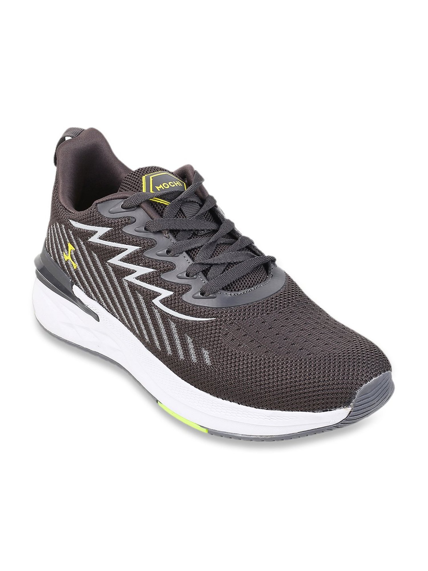 Mochi Men's Grey Running Shoes
