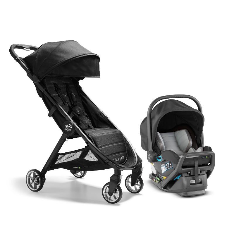 Cybex Balios S Lux Travel System with Aton 2 Infant Car Seat - Deep Black