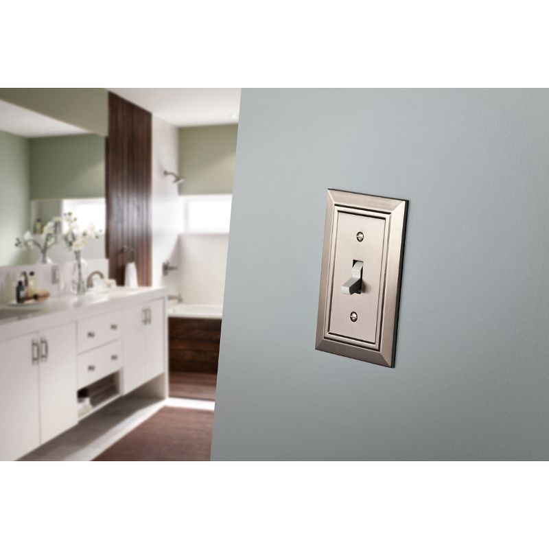 Franklin Brass Classic Architecture Double Duplex Wall Plate Nickel