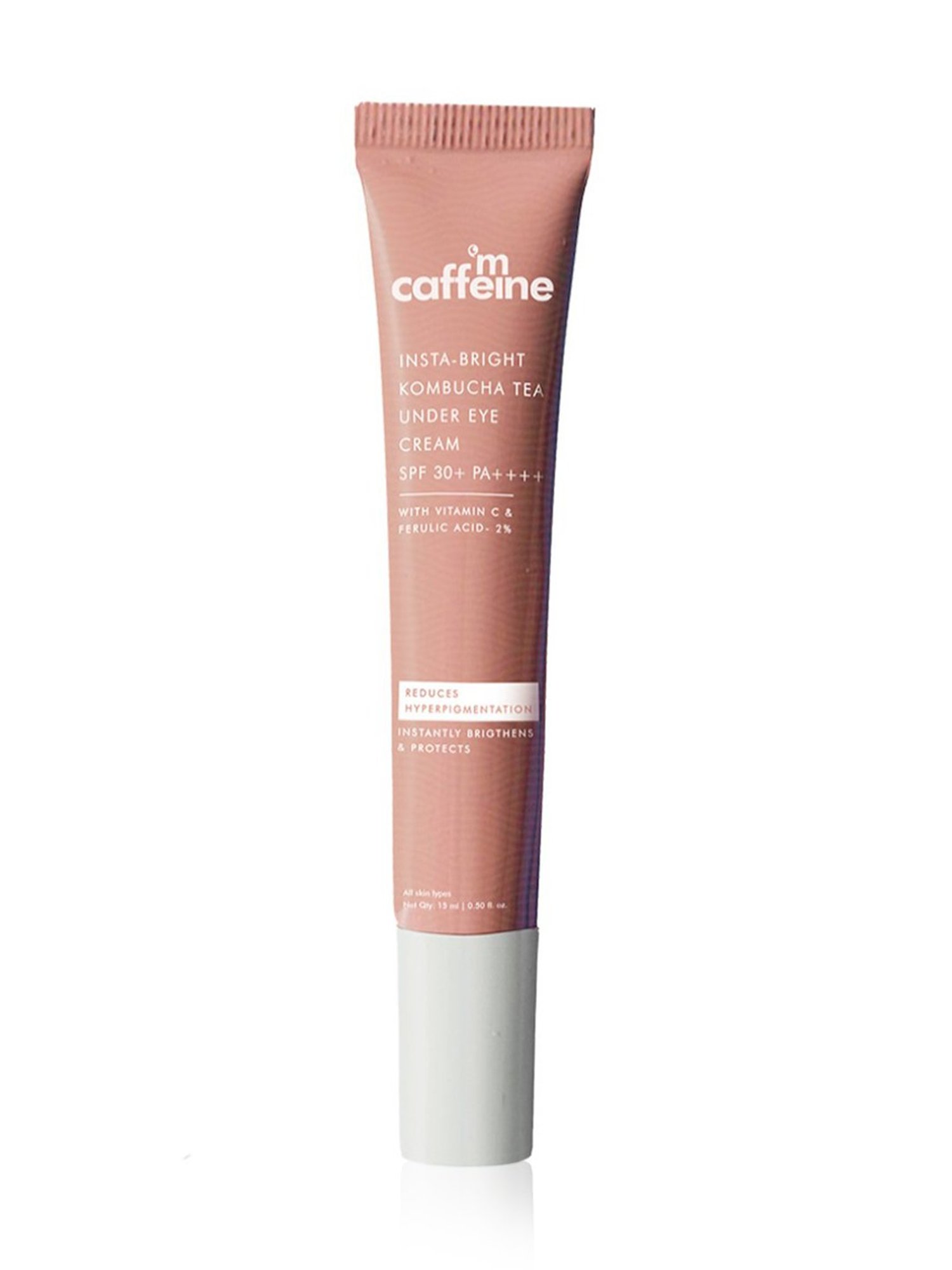 mCaffeine Insta-Bright Kombucha Tea Under Eye Cream SPF 30+ PA++++ - 15ml