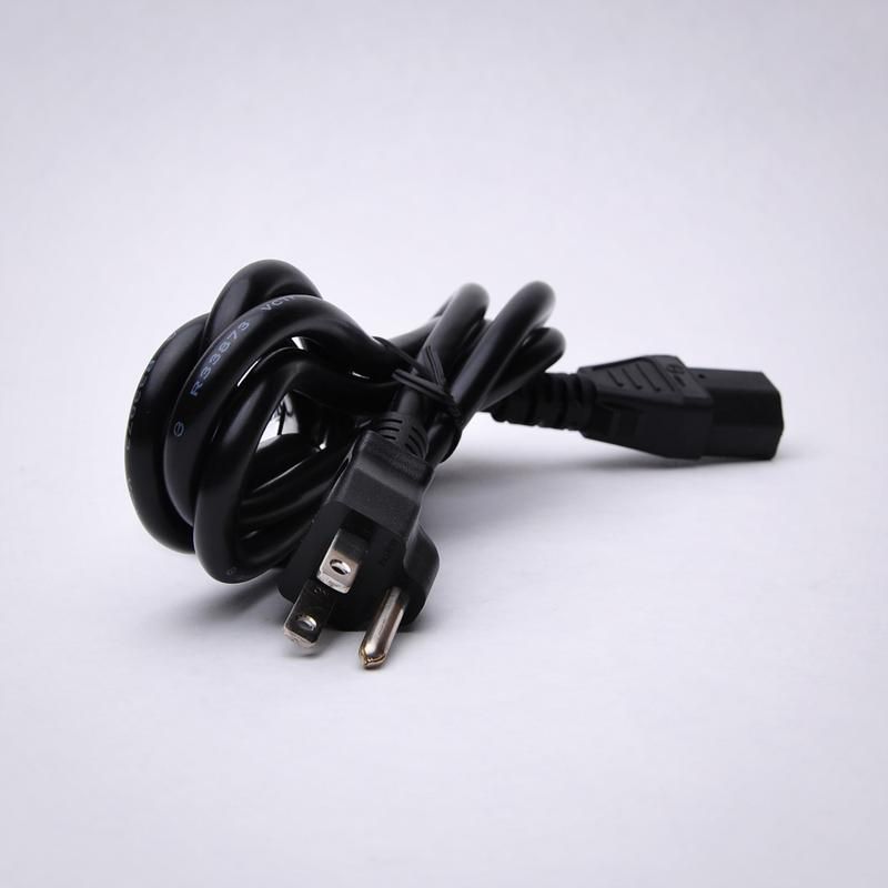 Firefold Three-Prong Power Cord 6ft 18AWG/3 Compatible with Most Monitors, Desktop Computers, and Televisions