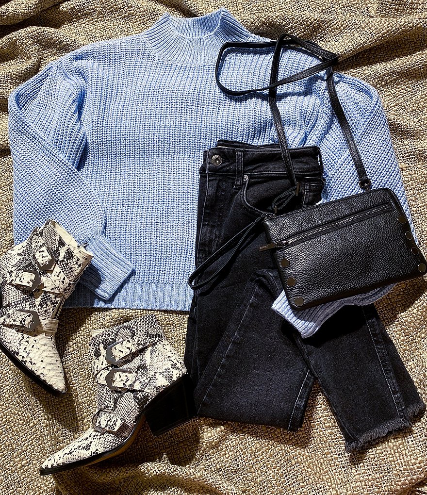 Free People Raw Hem High Rise Cotton Blend Jeans