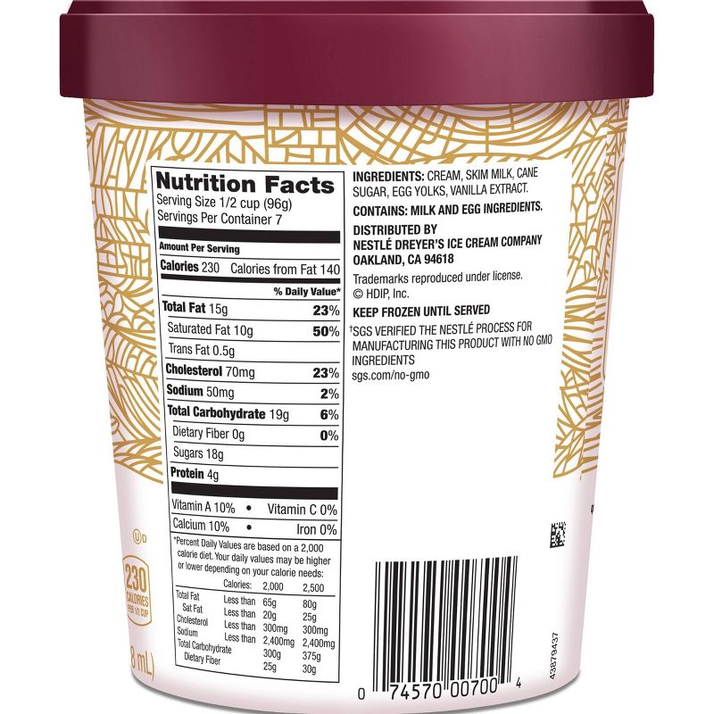 Haagen Dazs Vanilla Ice Cream - 28oz