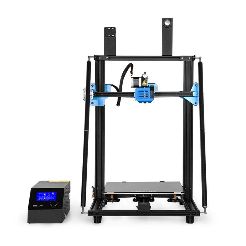 Original Creality 3D CR-10 V3 Upgrade High Precision 3D Printer DIY Kit TMC2208 Driver Large Printing Size 300*300*400mm with 8G SD Card PLA Sample Filament Support Resume Printing Filament Detection
