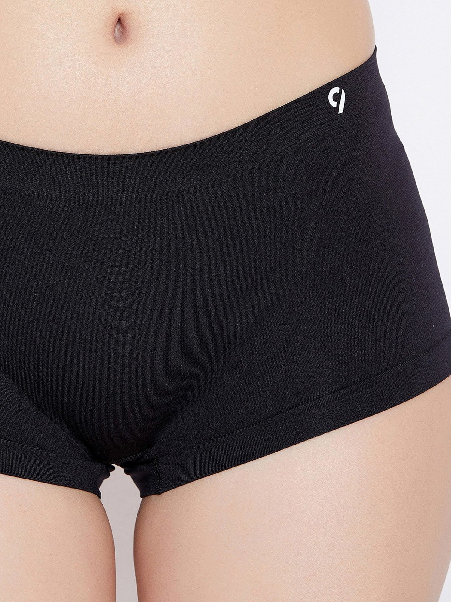 C9 Airwear Black Boy Shorts Panty (Pack Of 2)