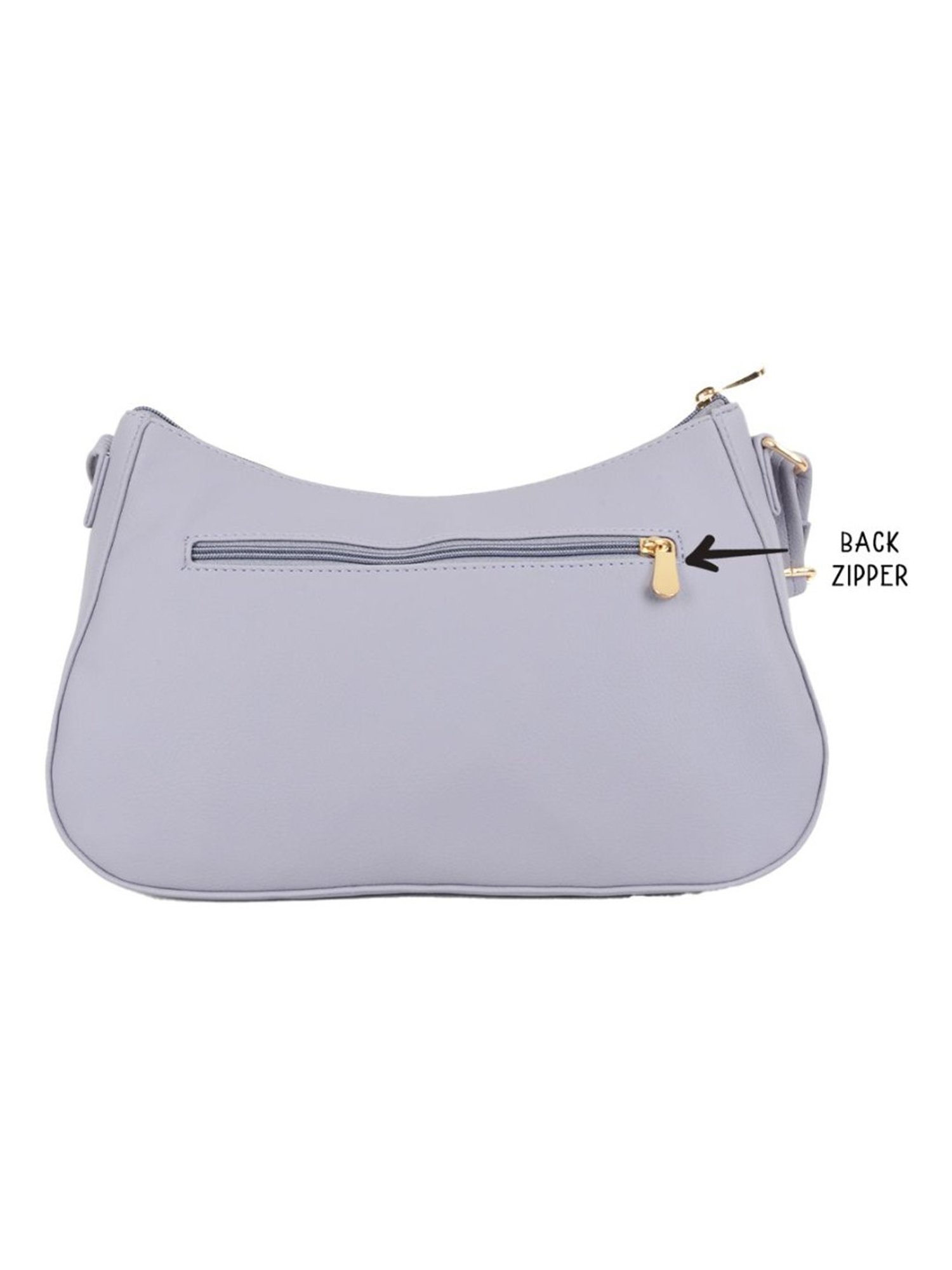 Baggit Purple Medium Hobo Bag