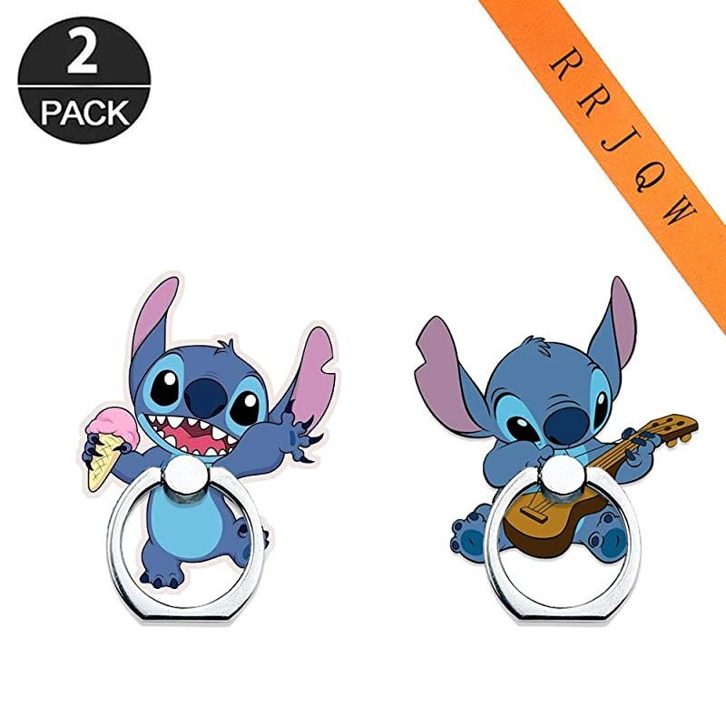 Phone Ring Holder Stand,Stitch Phone Ring Stand Holder 360 Rotation Finger Ring Grip Stand for Cellphones,Smartphones and Tablets