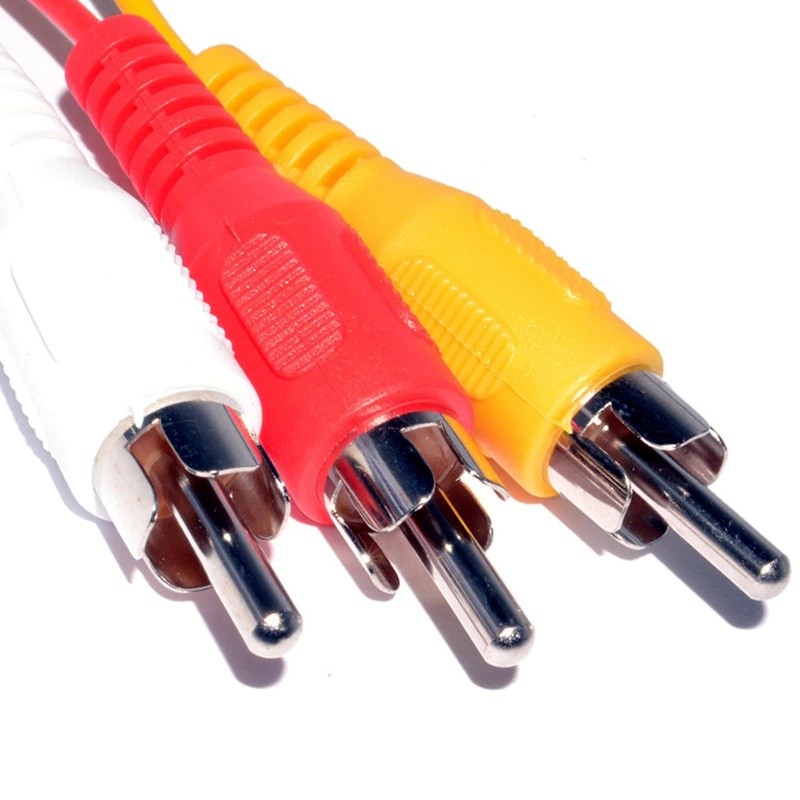 Video CableComposite Cord 100 ft RCA to RCA MMx3AV Cable for TVDVDVCD etd