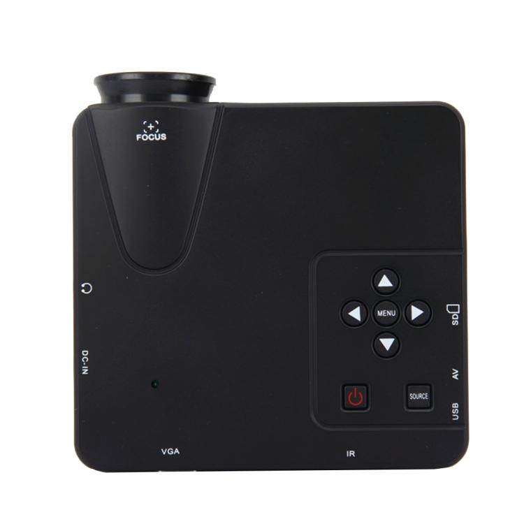 Mini Portable LED Projector 1080P HD Multimedia VGA AV USB SD Card Proyector LED