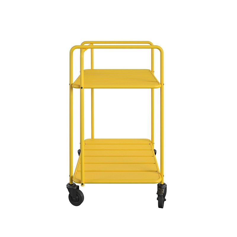 Penelope Outdoor/Indoor Cart - Yellow -  Novogratz