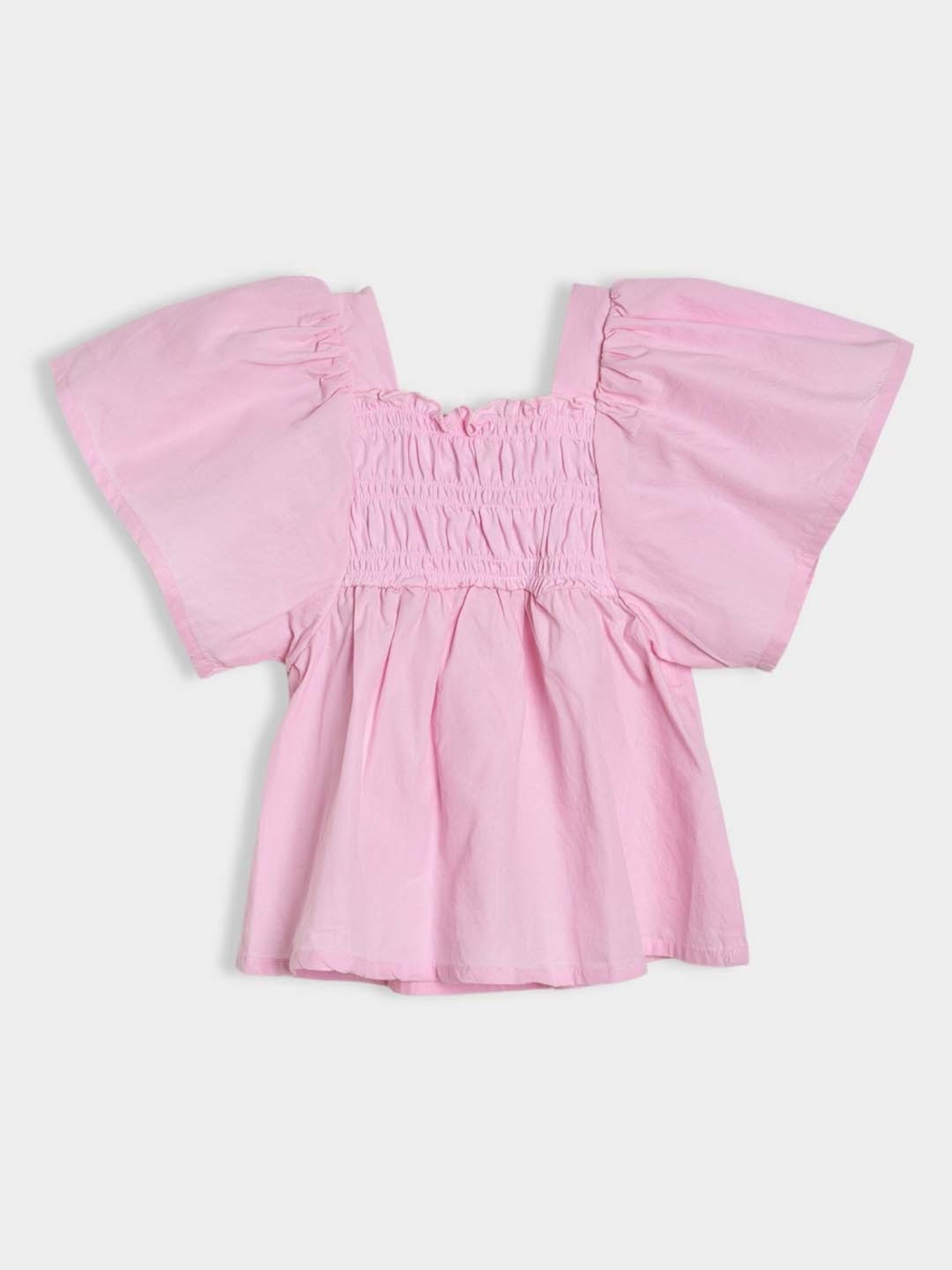 MiArcus Kids Pink Cotton Regular Fit Top
