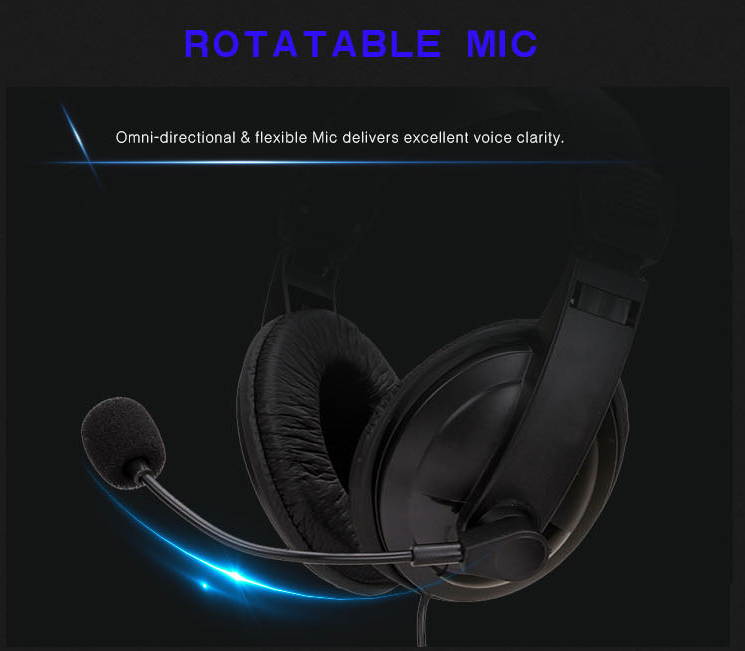 3.5mm Wired Traffic Chat Online Gaming One Ear Headphone with Microphone for Playstation 4 PS4 Pro PS4 Slim Nintendo Switch Laptop Xbox One S X