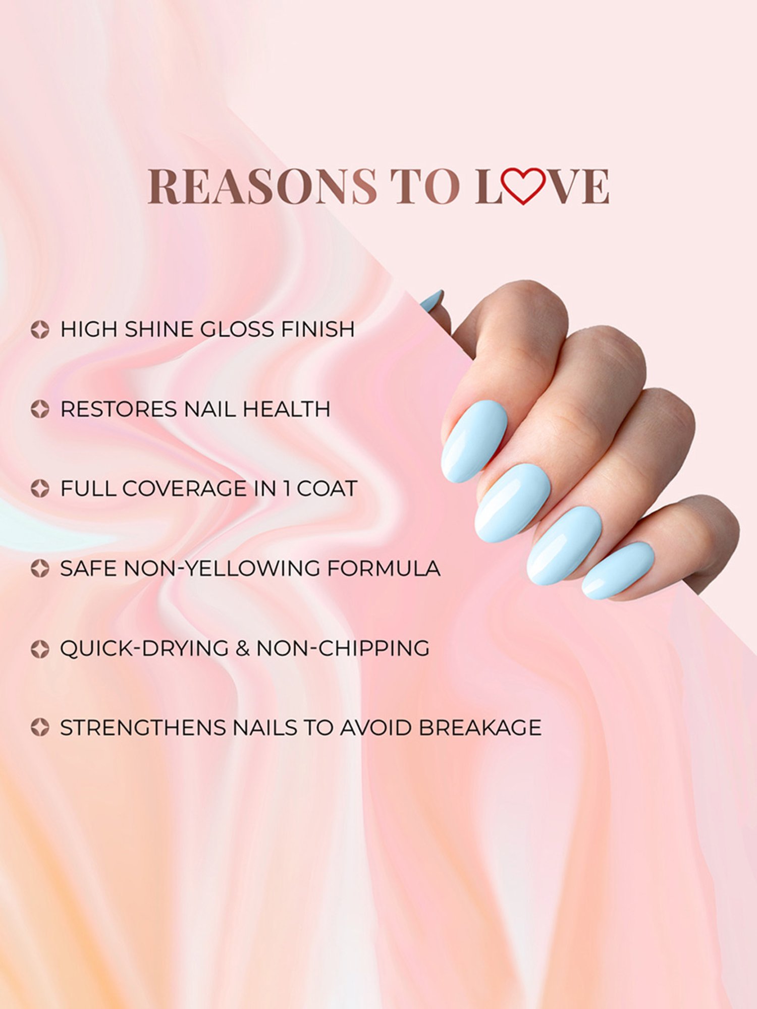 JUST HERBS 21 Free Nail Paint Lotus Luxe - 6 ml