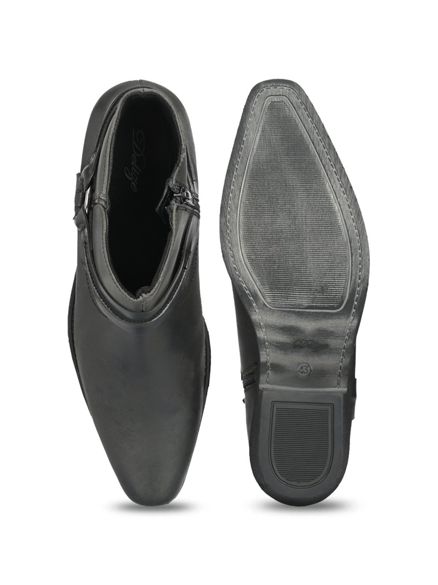 Delize Men's Black Casual Boots