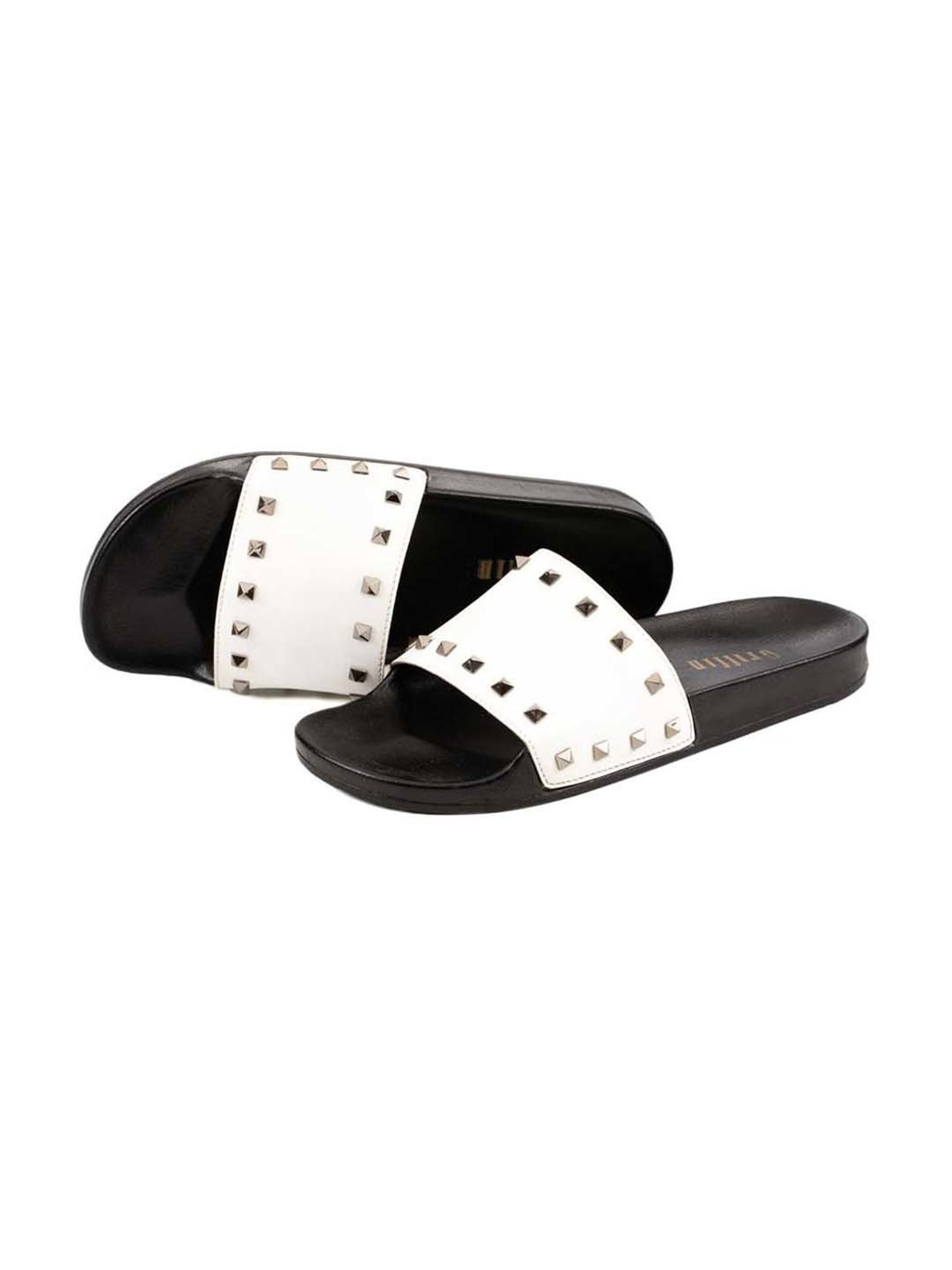 Griffin Men's White Slides