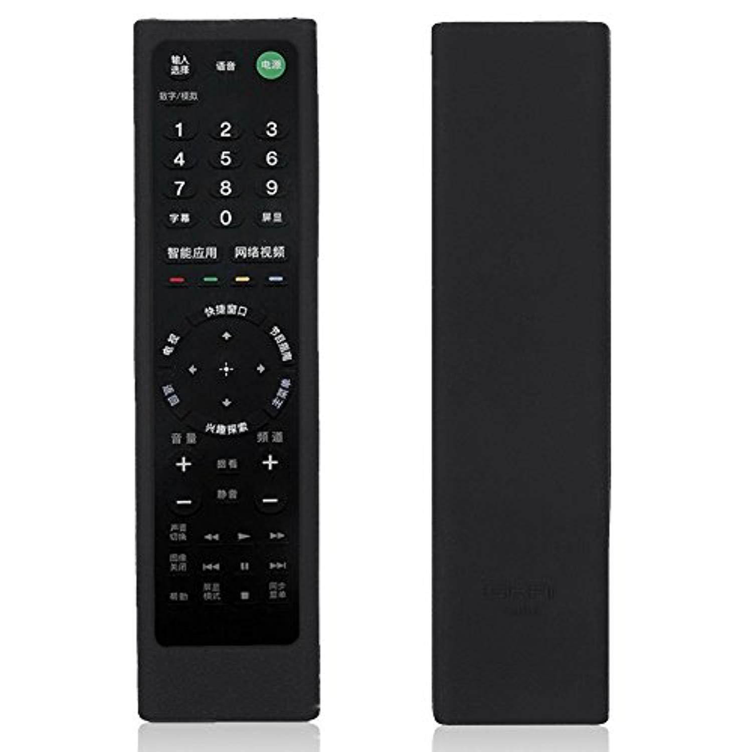 sony remote controller case replacement shockproof protective silicone cover anti-drop case for sony smart tv remote controller
