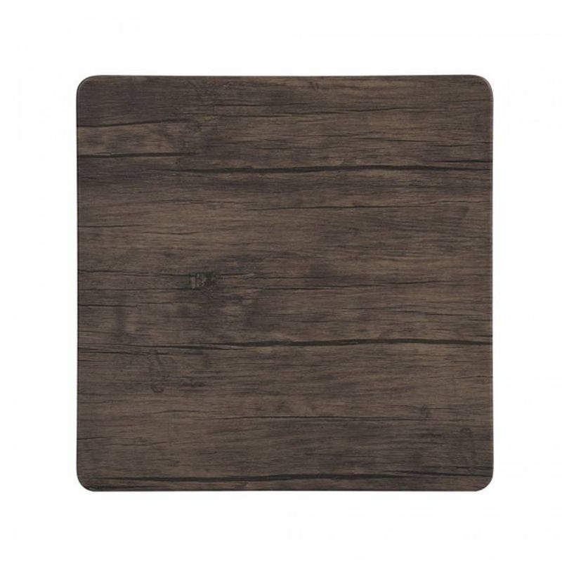 Morgan Industrial Weathered Wood and Metal End Table Brown - AC Pacific