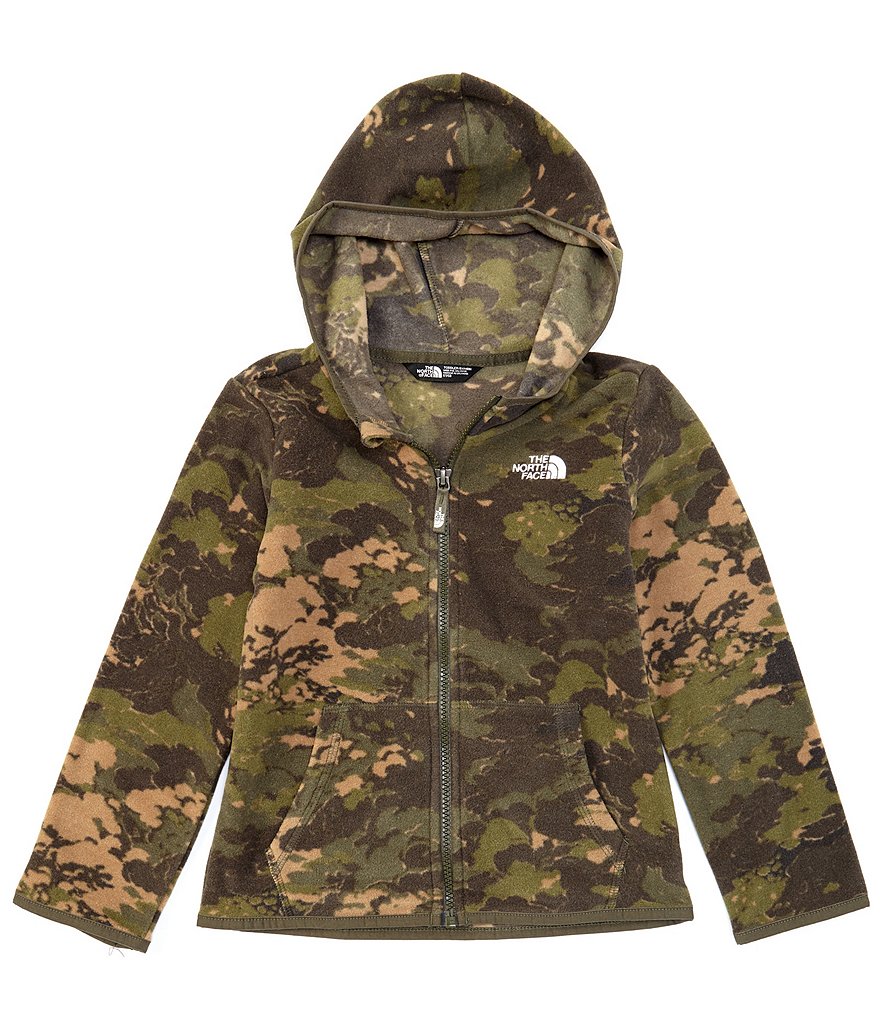 The North Face Little Boys 2T-6T Camo Glacier Full-Zip Hoodie